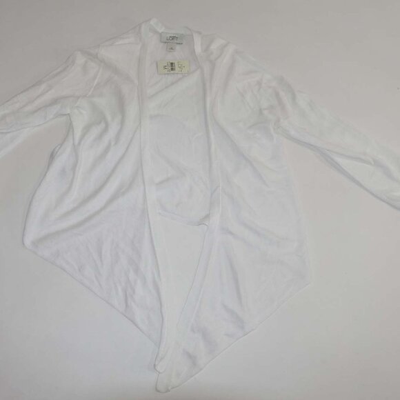 Ann Taylor Loft Women's Open Front Shrug Cardigan Sweater Medium NWT 3/4 Sleeves - Picture 1 of 4